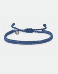 Luxury handmade eco-friendly waxed rope bracelet inspired by Arctic Ocean depths, natural collection, adjustable size by Arcticus at brixbailey.com
