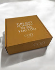 The Cozy Pink Boucle Baby Bear & Rainbow Personalised Gift Box