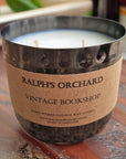 Premium 2-wick dimpled black candle, hand-poured in England, luxury eco-friendly soy wax, elegant home decor, best-selling classic candle by Ralph's Orchard at brixbailey.com