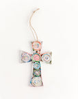 Quilled Paper Cross Ornament-0