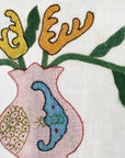 Vase Framed Embroidery Print