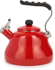 La Cafetière Kettle with Whistle - Red, 2 Liters