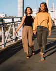 Premium vegan sandals Sunset in turquoise, white, mustard, terracotta with comfortable strap, cushioned footbed, non-slip sole by Fünve at brixbailey.com