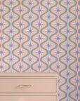 Vegas Retro Pastel Wallpaper