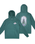 Organic Premium Green Hoodie with Moominhouse Print
