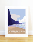 Watergate Bay Vintage Seaside Print