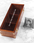 Personalised 3 Piece Wooden Watch Box