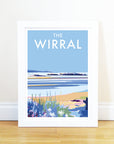 The Wirral Vintage Seaside Print