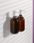 White Double Wall Mounted Soap Dispenser