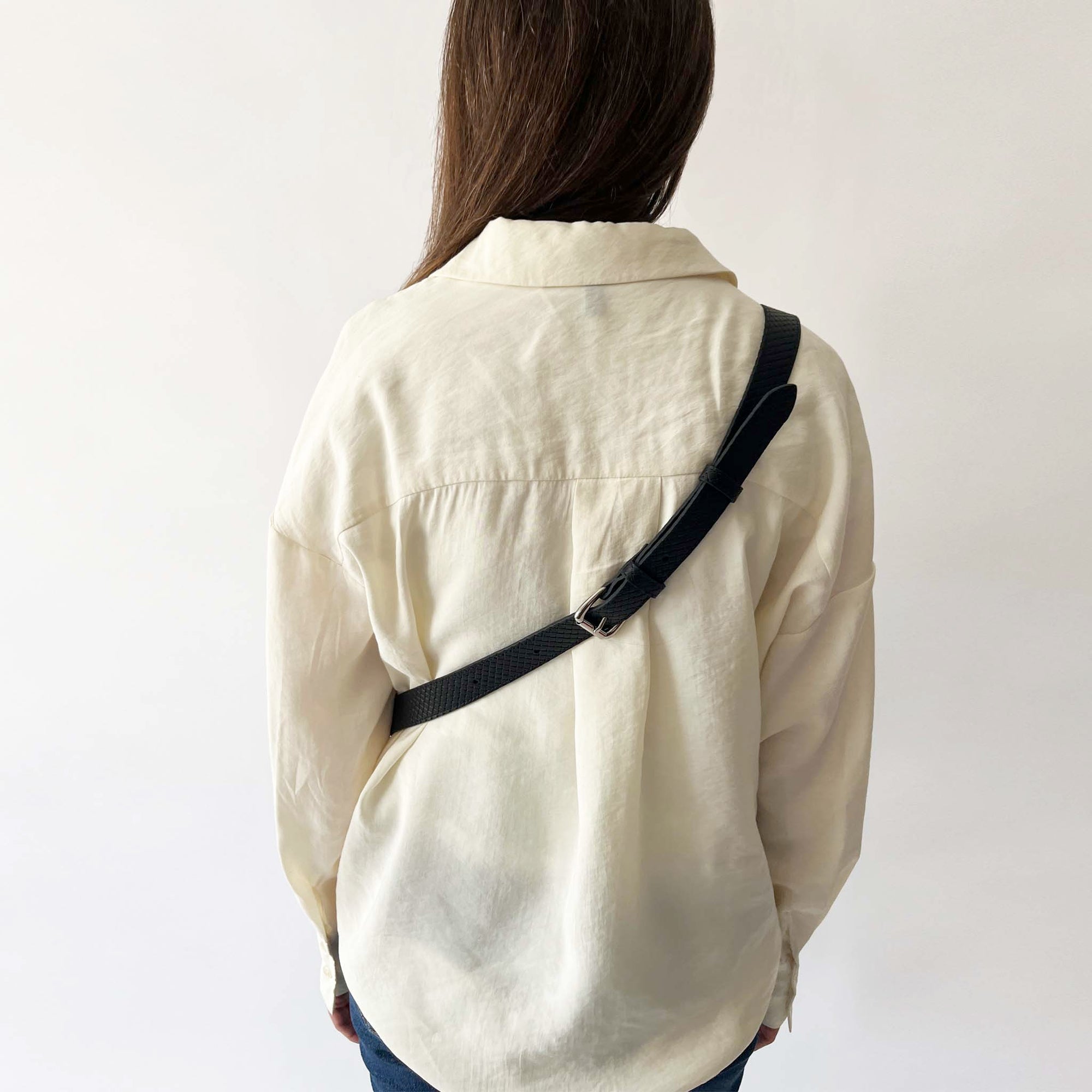 Orti Fanny Pack Braided Black