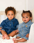 Bear Denim Piece Light or Dark Denim