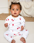 Cherry Bamboo & Organic Cotton Two-Piece Set Long Sleeve Pyjamas