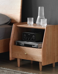 Devin Bedside Table, Solid Wood