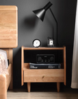 Devin Bedside Table, Solid Wood