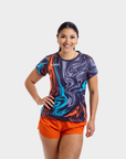 Aixo Chrome Womens Top Graphite