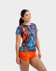 Aixo Chrome Womens Top Graphite