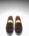Women's Tasselled Driving Loafers, brown suede