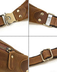 Wagner Leather Waist Bag | Full Grain Leather Fanny Pack -