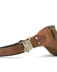 Wagner Leather Waist Bag | Full Grain Leather Fanny Pack -