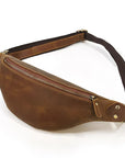 Wagner Leather Waist Bag | Full Grain Leather Fanny Pack -