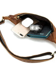 Wagner Leather Waist Bag | Full Grain Leather Fanny Pack -