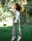 Waterlilies Patchwork Corduroy Dungarees