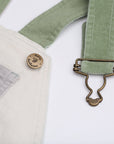 Waterlilies Patchwork Corduroy Dungarees