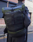 Water Resistant Roll Top Vegan Backpack