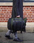 Water Resistant Roll Top Vegan Backpack