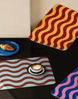 Wavy Mix & Match Placemats Set of 4