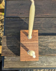 Walnut Two candle holder
