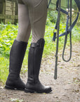 Storm Waterproof Long Riding Boots in Black