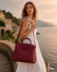 Wimbledon Leather Laptop Backpack