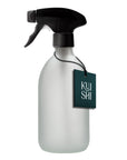 White Glass Spray Bottle
