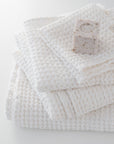 Honeycomb Waffle Towel White