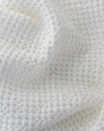 Honeycomb Waffle Towel White