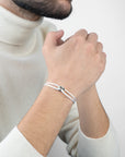 Silver Soho Diamond Cord Bracelet