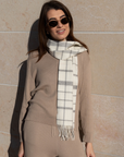 Alpaca Plaid Scarf