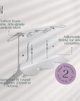 White Triple Bottle Holder
