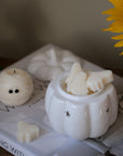 Pumpkin Wax Melt Burner - White
