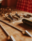 Hoedown Cowboy Boot Hoop Earrings