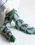 Save the Wolves Bamboo Socks