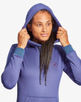 Women's Infrared Hoodie - Grey & Blue