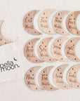 Wooden Month-by-Month Baby Milestone Set