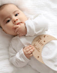 Wooden Month-by-Month Baby Milestone Set