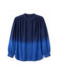 Wren blouse midnight/navy dip dye