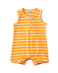 Adorable Baby Rompers for Boys & Girls - Soft Cotton Blend, Striped Design, Comfortable & Stylish for Everyday Wear by Baby Lamby at brixbailey.com