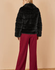 Yumi Black Luxe Faur Fur Coat