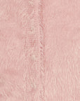 Yumi Pink Eyelash Knit Cropped Cardigan