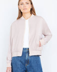 Yumi Stone Relaxed Lightweight Bomber Jacket